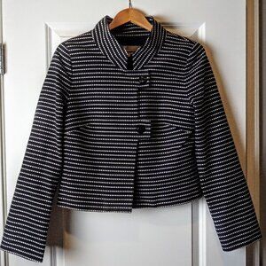 Vintage Worth Black & White Check Cotton Jacket